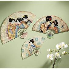 I Love Painted Fans Japanese Wall Decor Japanese Fan Wall Fans