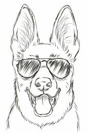 Dog With Sunglasses Easy Drawing Tutorials Black And White Pencil Sketch White Background Art Drawings Sketches Dog Sketch Animal Sketches Easy, step by step simple dog drawing tutorial. art drawings sketches dog sketch