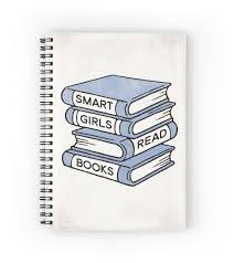 Smart Girls Read Books Book Lover Gift Inspirational Quote Spiral Notebook By Redhillprints Book Lovers Gifts Book Lovers Guys Read