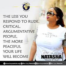 Natasha hand of compassion continues with the noble task to distribute food across the world especially in such difficult times. Rev Lucy Natasha On Twitter The Less You Respond To Negativity The More Peaceful Your Life Will Becomes Blessed Weekend Wisdomoflife