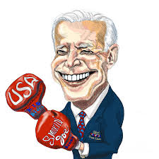 Taganrog, russia, march 10, 2021 a vector illustration portrait of. Smokin Joe Biden Digital Art By Robert Yaeger
