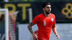 Mauricio isla, gary medel, guillermo maripan, eugenio mena; World Football Scout On Twitter Guillermo Maripan 25 Is A Physically Imposing Defender Who Was Outstanding For Chile Vs Colombia He S Very Careful With His Positioning Stays Close To The Player He S