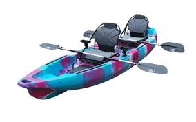 Save up to 40% on intex, sundolphin & bkc kayaks. Bkc Tk122 Angler 12 Foot 8 Inch Tandem 2 Or 3 Person Sit On Top Fishing Kayak W