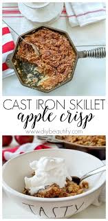 Cast Iron Skillet Apple Crisp Skillet Recipes Dessert Camping Desserts Apple Recipes