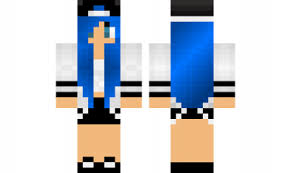 Shine Blue Hair Tomboy Minecraft Skins Blue Minecraft Skins Minecraft Skins Cool