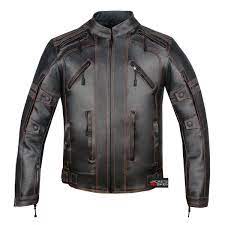 Redline Men S Classic Biker Style Side Lace Leather Motorcycle Jacket M 800 Atak Jewelry Leather Jacket Mens Black Jacket Leather Jacket Men