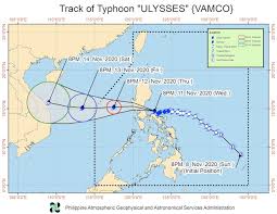 Tropical cyclone warning signal system, which has been in effect since 1930s, is based solely on expected winds and its impacts over a locality, and has no relation with the accompanying rainfall of such tropical cyclone (tc). Eye Of Ulysses May Move Within 100 Km North Of Metro Manila An Hour Earlier Inquirer News