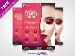 Poster of high fashion model make up collage. Beauty Salon Flyer Template Free Psd By Flyer Psd On Dribbble