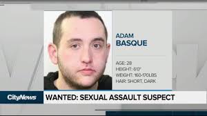 Police are looking for this man: Adam Basque. He’s wanted for sexual  assault and unlawful confinement. He is considered dangerous and should not  be approached.