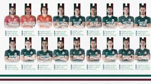 ¡nos enfrentamos a en duelo de preparación! Lista De Jugadores De La Seleccion Mexicana Para El Mundial 2018 As Mexico