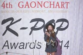 press photos 150128 gorgeous dara at 4th gaon chart k pop