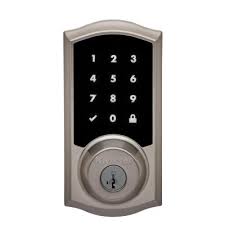 Kwikset Z Wave Smartcode 888 Satin Nickel Single Cylinder Electronic Deadbolt Featuring Smartkey Security 888zw50015smtrc The Home Depot In 2020 Electronic Deadbolt Smart Lock Kwikset