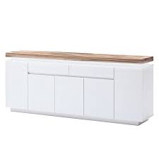 Sideboard Roble Iii Inkl Beleuchtung Matt Weiss Absetzung Wildeiche Massiv Sideboard Sideboard Nussbaum Weiss Sideboard Weiss