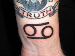 62 stylish zodiac libra tattoos on back; Cancer Tattoos 35 Phenomenal Zodiac Symbol Designs Design Press