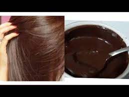صباغة طبيعية باللون البني اللامع تغطي الشيب من أول استعمال ومقوية للشعر youtube desserts chocolate chocolate fondue
