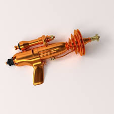 Retro Raygun V2 3d Model Raygun Sci Fi Pistol Steampunk Pistol