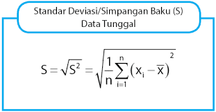 Rumus Simpangan Rata Rata Contoh Soal Cara Menghitung