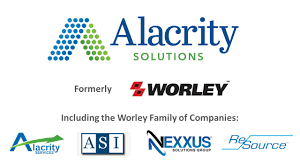 Maybe you would like to learn more about one of these? Worley Claims Services Announces Name Change To Alacrity Solutions To Reflect Strategic Growth And Innovation Alacrity Solutions