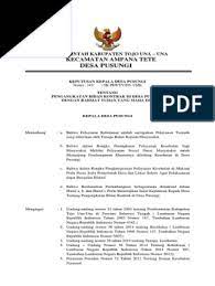 Download contoh lengkap sk kepala desa (kades) terbaru ditulis pada: Sk Bidan Desa