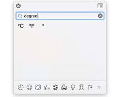 Check spelling or type a new query. How To Type Degree Symbol On Mac Os In 2 Ways