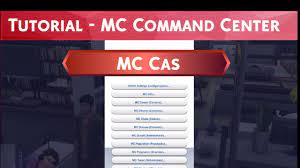 Make sure you have both script mods and mods enabled in your sims 4 game 4. Tutorial Mc Command Center Mc Cas Youtube