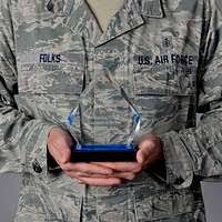 U.S. Air Force Staff Sgt. Joel Fernandez (left) and