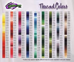 Expert Polystar Embroidery Thread Conversion Chart