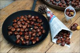 Marrons Grilles Au Four Ou Au Feu De Bois Happy Papilles Recette Marrons Au Four Marrons Grilles Alimentation