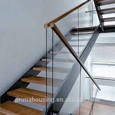 Source Modern Wood Handrail Glass Railing Staircase Use On M Alibaba Com In 2020 Wood Handrail Modern Staircase Railing Stair Railing Design