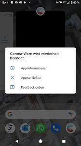 We did not find results for: Corona Warn Wird Wiederholt Beendet Issue 1121 Corona Warn App Cwa App Android Github