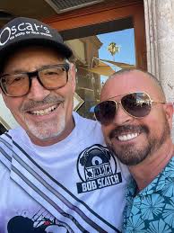 Birthday photo op with DJ and family