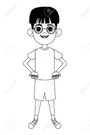 Meg griffin, hank hill and velma dinkley. Little Kid Boy With Glasses Avatar Cartoon Character Portrait Royalty Free Cliparts Vectors And Stock Illustration Image 137466200