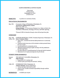 Sample resume and executive management marketing sample cover letter to help you put together a winning job. Sample Criminal Justice Resumes Free Resume Templates