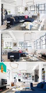 Uk Based Interior Design Firm Cloud Have Converted An Industrial Space Into A Light And Airy Apar Interior Design Interior Design Firms Industrial Loft Design