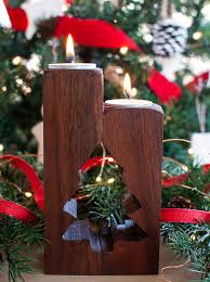 17 easy diy holiday candle holders. How To Make A Christmas Cut Out Diy Wooden Candle Holder Sweet Pea