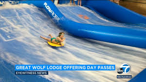 Great wolf lodge woodland water park water slide birthday invitation printable template. Great Wolf Lodge Water Park In Orange County Offering Day Passes For 1st Time Abc7 Los Angeles