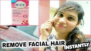 I did this when i was a little girl and thought i was the only female in the world with some hair on their upper lip. Facial Hair Removal Instantly At Home Upper Lip Hair Removal How To Use Veet Wax Strips At Home Beauty Hair Nail Skin Tutorials