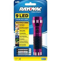 Rayovac Value Bright 9 Led Uv Flashlight Walmart Com Uv Flashlight Uv Black Light Pet Stains