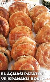 El Acmasi Patatesli Ve Ispanakli Borek Leziz Yemeklerim Yemek Tarifi Yemek Yemek Tarifleri Leziz Yemek