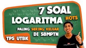 .soal matematika dasar ini gue dapet dari, browsing aja sih dari internet ini sbmptn 2018 kode soalnya 517 nah, siapa tau aja bisa tuh ada persamaan logaritma tuh ya jadi, 27 log 1 per x+1. Logaritma Sbmptn Soal Pembahasan Utbk Hots 7 Soal Paling Sering Keluar Di Sbmptn Youtube