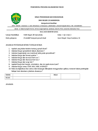 Berikut di bawah ini soal pg sejarah indonesia kelas 10 semester ganjil kurtilas edisi revisi dilengkapi kunci jawaban dengan pertanyaan dimulai dari nomor 1. Soal Spread Sheet Pdf