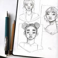 Filipa Santos V Instagram Some Face Study Sketches From The Other Day Artbuki Illyustracii Hudozhestvennye Illyustracii