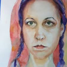 It's a self portrait~ watercolor