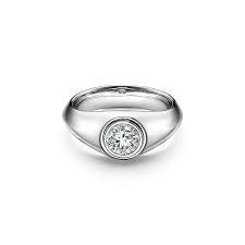 And you don't necessarily need to sacrifice size for the smaller price tag. The Charles Tiffany Setting Men S Engagement Ring In Platinum With A Diamond Tiffany Co