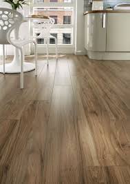Our American Pecan Laminate Floor Looks Great With The Glendevon Gloss Kitchen In Flint Create Your Dream Kitchen Wit Flooring House Flooring Kitchen Flooring