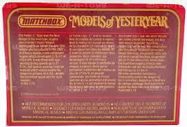 Models of Yesteryear 1922 Foden Steam Lorry Brown Hovis Matchbox 1984 NRFP 