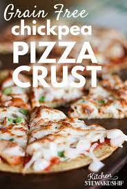 Chickpea Pizza Crust Recipe Grain Free High Protein Recipe Grain Free Pizza Recipes Grain Free Recipes