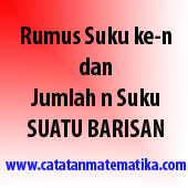 Persamaan untuk menentukan suku tengah ialah: Barisan Dan Deret Bilangan Bertingkat Catatan Matematika