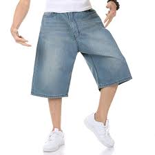 ▷ short en jean à acheter au meilleur prix ? Men S Shorts Jeans Hip Hop Denim Shorts Relaxed Fit Baggy Style Simple Plain Plus Size 30w 46w 13l Cs1836c2hna Mens Jean Shorts Fashion Pants Baggy Style