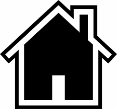 Black And White Outline House Clipart 152 Views In 2020 House Outline House Clipart Bird Houses Painted